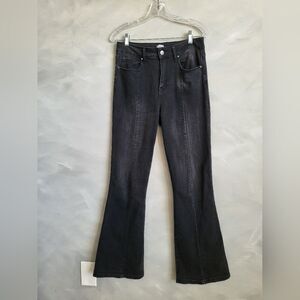 West of Melrose Black Wash Flare Jeans Size 30